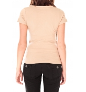 by la vitrine T-shirt basic cache cœur 23E-14 Beige