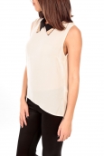 Vero Moda Tosh SL Top AC Wall Écru