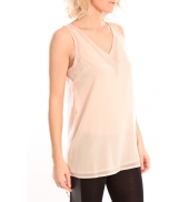 Vero Moda Pearl SL Long Top Rose 