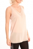 Vero Moda Pearl SL Long Top Rose