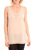 Vero Moda Pearl SL Long Top Rose