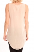 Vero Moda Pearl SL Long Top Rose