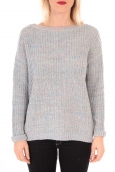 VERO MODA WOODPECKER LS BOATNECK KM Bleu 