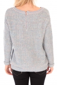 VERO MODA WOODPECKER LS BOATNECK KM Bleu 