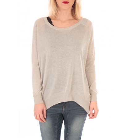 VERO MODA PRIME LS OVERSIZE BLOUSE KM Ecru