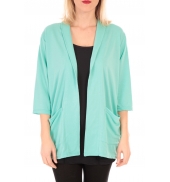 VERO MODA STACIA 3/4 CARDIGAN KM Vert