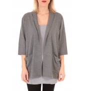 VERO MODA STACIA 3/4 CARDIGAN KM Gris