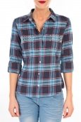 Vero Moda MEW LS SHIRT TN WALL Bleu