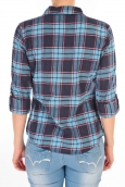 Vero Moda MEW LS SHIRT TN WALL Bleu