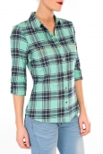 Vero Moda MEW LS SHIRT TN WALL Vert