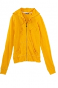 Petit Bateau Veste zippée femme à capuche en lin 32928 73 Jaune