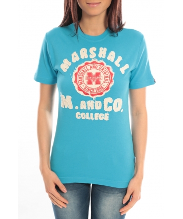 Sweet Company T-shirt Marshall Original M and Co 2346 Bleu
