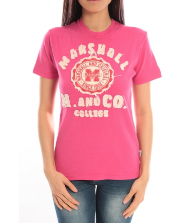 Sweet Company T-shirt Marshall Original M and Co 2346 Fushia