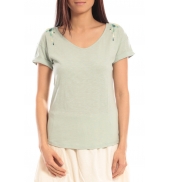 Blune T-shirt Larmes de Joie LJ-TF01E13 Vert