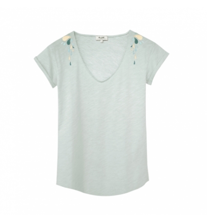 Blune T-shirt Larmes de Joie LJ-TF01E13 Vert