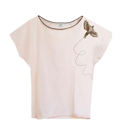 Blune T-Shirt Libre Comme l’Air LCL-TF02E13 Rose