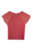 Blune T-Shirt Pointilleuse PO-TF02E13 Rouge