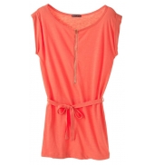 PETIT BATEAU Robe femme en jersey flammé 32992 20 Orange