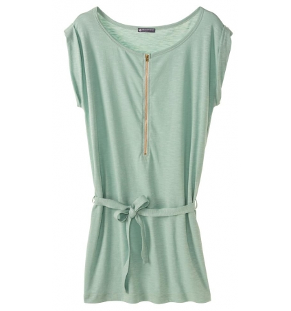 PETIT BATEAU Robe femme en jersey flammé 32992 02 Vert