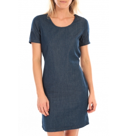 VERO MODA MY SS SHORT DENIM DRESS Bleu