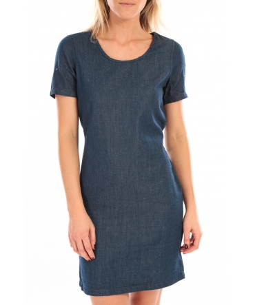 VERO MODA MY SS SHORT DENIM DRESS Bleu