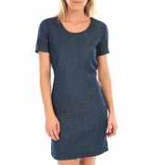 VERO MODA MY SS SHORT DENIM DRESS Bleu