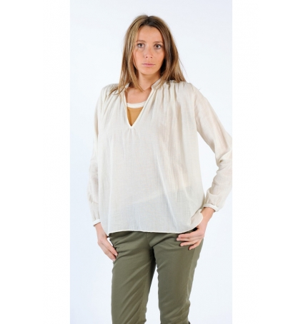 BLOUSE MIL144E11 NATUREL