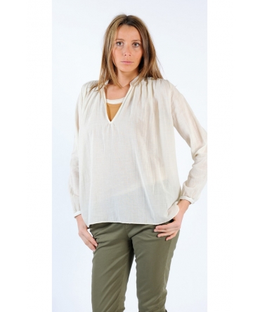 BLOUSE MIL144E11 NATUREL