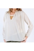 BLOUSE MIL144E11 NATUREL