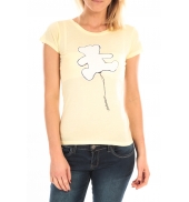 LULU CASTAGNETTE T-Shirt Pics Printe Ours Jaune