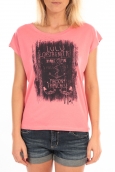 LULU CASTAGNETTE Top Luna Print Rose