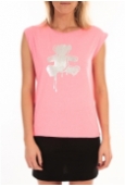 LULU CASTAGNETTE Top Joey Fluo Print Rose