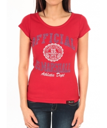 SWEET COMPANY T-Shirt Official US Marshall FT110 Rouge