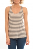 So Charlotte Oversize tank Top Stripe T36-371-00 Gris