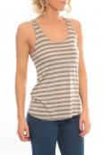 So Charlotte Oversize tank Top Stripe T36-371-00 Gris