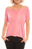 So Charlotte Tight short sleeves Tee all snake T53-406-00 Rose