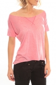 So Charlotte Tight short sleeves Tee all snake T53-406-00 Rose