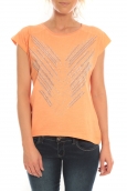 Vero Moda Top Binti Stud S/S EX5 Orange