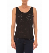 Vero Moda TOP ALMA SL TANK Black/DTM ZIPPER