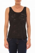 Vero Moda TOP ALMA SL TANK Black/DTM ZIPPER Noir