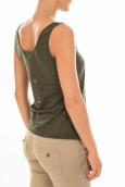 TOP ALMA SL TANK Kombu Green/DTM ZIPPER