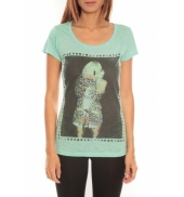 Comme des garçons T-shirt Miss Piu 1239 Vert d'eau 