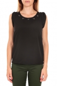 Vero Moda Top BABALULA S/S Noir