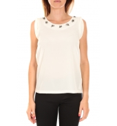 Vero Moda Top BABALULA S/S Blanc