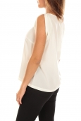 Vero Moda Top BABALULA S/S Blanc