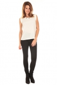 Vero Moda Top BABALULA S/S Blanc