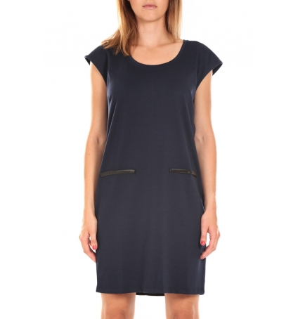 Vero Moda SHORT DRESS CELINA S/L Marine