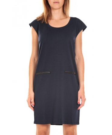 Vero Moda SHORT DRESS CELINA S/L Asphalt