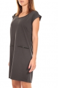 Vero Moda SHORT DRESS CELINA S/L Peacoat