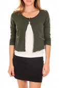 Vero Moda WILIANA 3/4 BLAZER Kombu Green/W.BLACK Vert